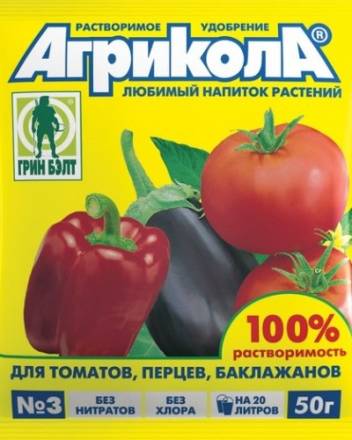 Агрикола для томатов, перцев, баклажанов №3  50 г