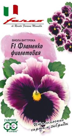 Виола Фламенко фиолетовая F1 Виттрока Фарао (Гавриш)