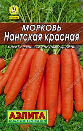Морковь Нантская Красная (Аэлита)